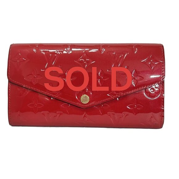 LOUIS VUITTON Portefeuille SaraPomme d'Amour Monogram Vernis -226-072825 - Picture 1 of 5